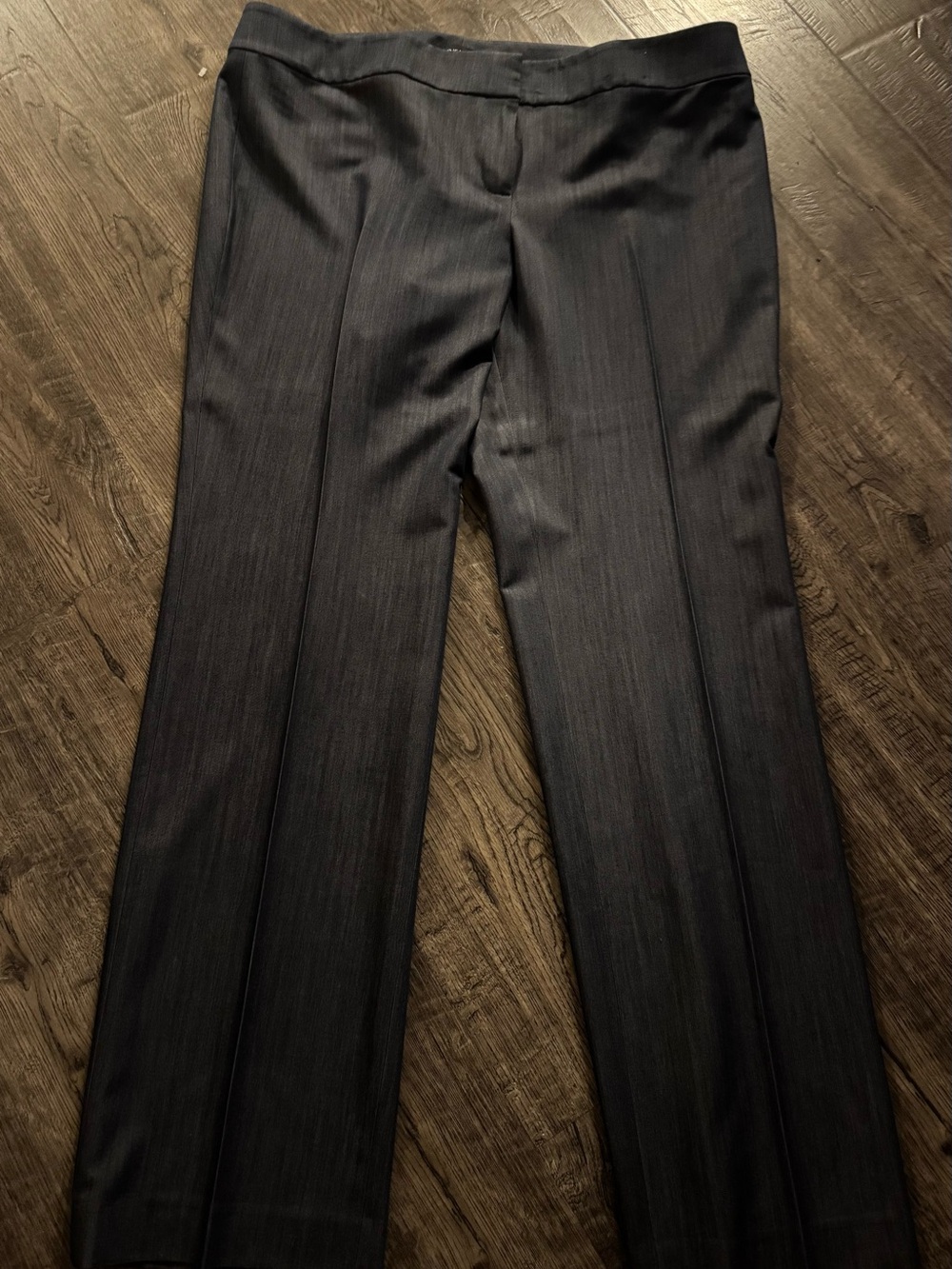 Nine West Gray Pinstripe Trousers Size 14
